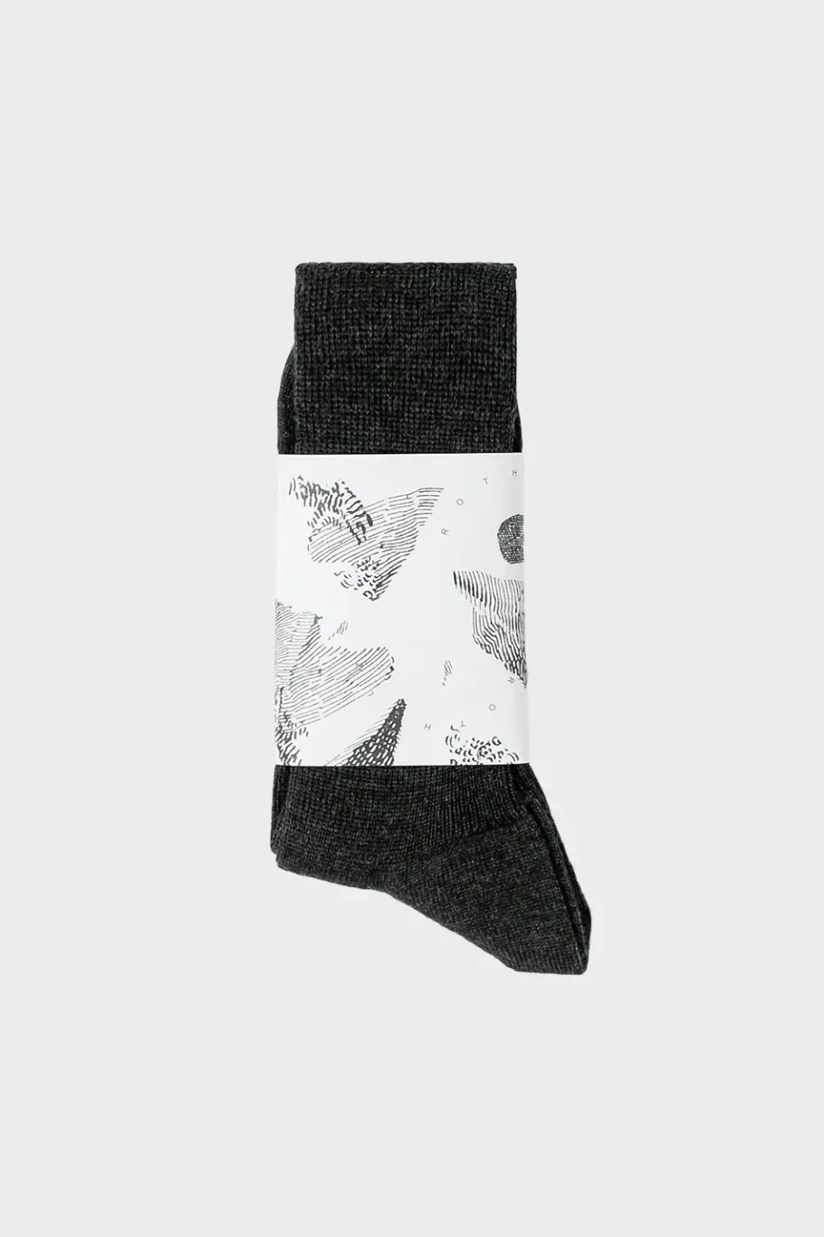 Clearance Rotholz Leichte Socken Schurwolle - Anthrazit