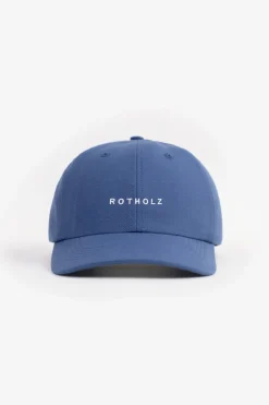Sale Rotholz Logo Dad Cap Bio Baumwolle - Blau