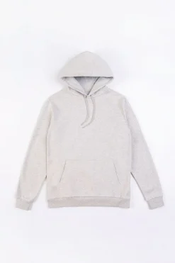 Outlet Rotholz Logo Hoodie Aus Bio-Baumwolle Grau