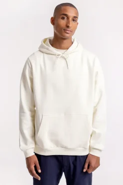 Sale Rotholz Logo Hoodie Aus Bio-Baumwolle Weis