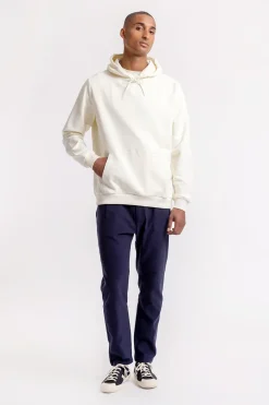Sale Rotholz Logo Hoodie Aus Bio-Baumwolle Weis