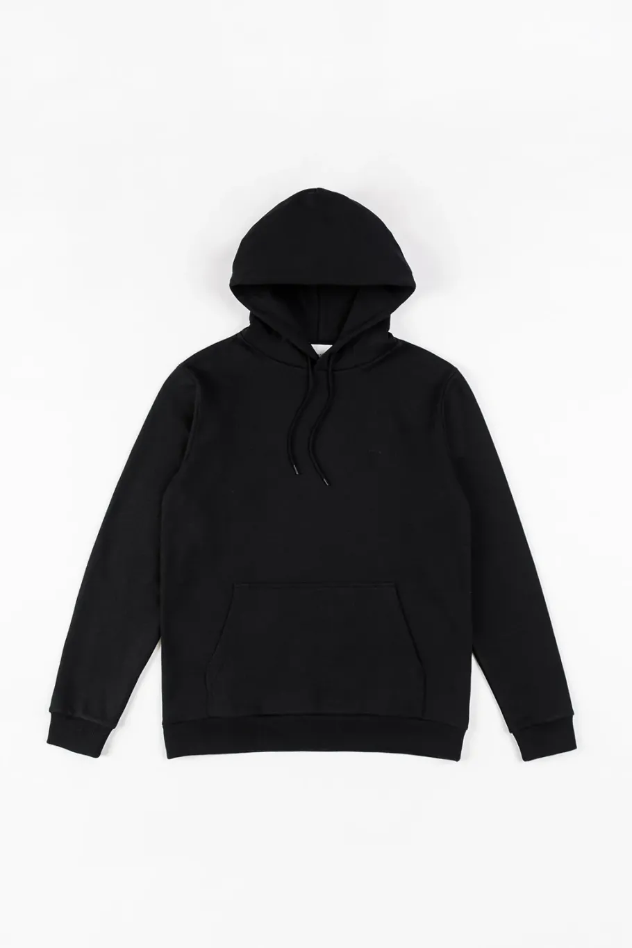 Online Rotholz Logo Hoodie Aus Bio-Baumwolle Schwarz