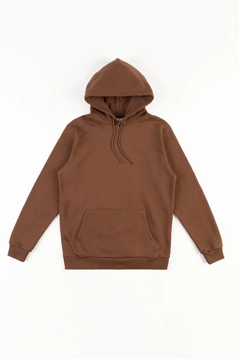 Clearance Rotholz Logo Hoodie Bio Baumwolle - Braun