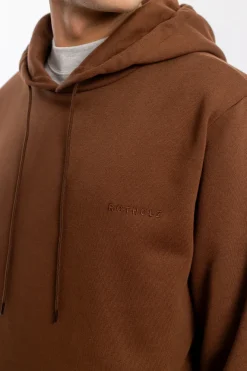 Sale Rotholz Logo Hoodie Bio Baumwolle - Braun