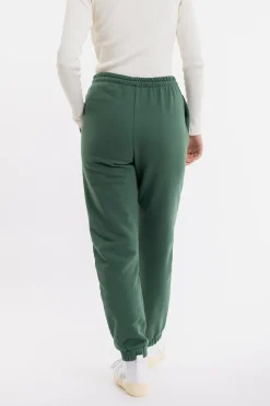 Hot Rotholz Logo Sweatpants Aus Bio-Baumwolle Grun
