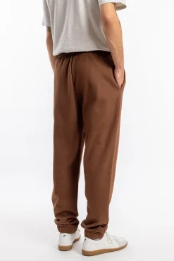 Best Rotholz Logo Sweatpants Bio Baumwolle - Braun