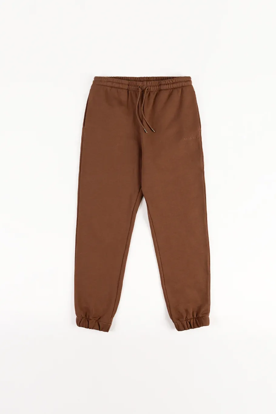 Best Rotholz Logo Sweatpants Bio Baumwolle - Braun