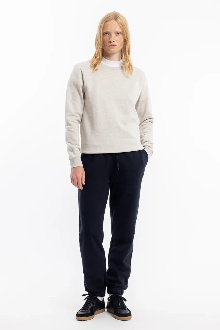 New Rotholz Logo Sweatpants Bio Baumwolle - Schwarz