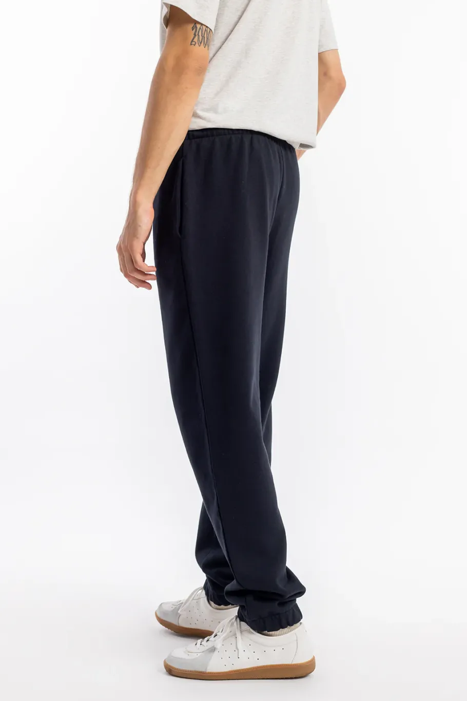 Online Rotholz Logo Sweatpants Bio Baumwolle - Schwarz