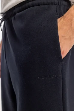 Online Rotholz Logo Sweatpants Bio Baumwolle - Schwarz