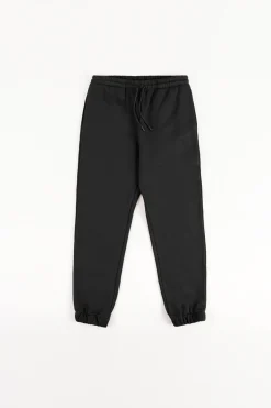 Online Rotholz Logo Sweatpants Bio Baumwolle - Schwarz