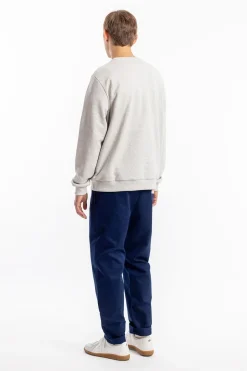 Sale Rotholz Logo Sweatshirt Bio Baumwolle - Grau