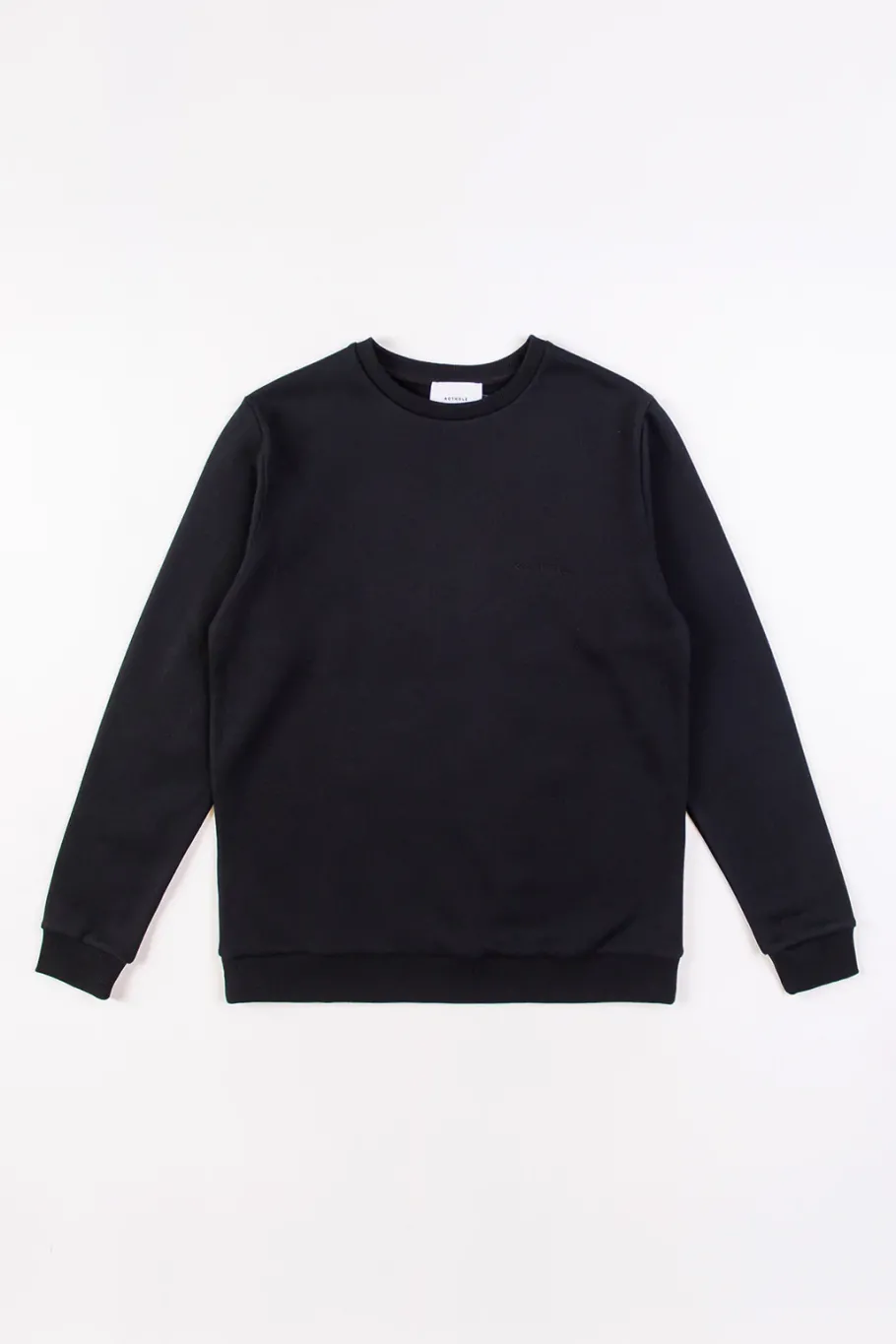 Hot Rotholz Logo Sweatshirt Bio Baumwolle - Schwarz