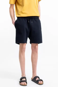 New Rotholz Logo Sweatshorts Aus Bio-Baumwolle Schwarz