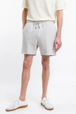 New Rotholz Logo Sweatshorts Aus Bio-Baumwolle Grau