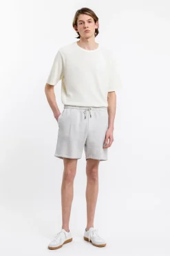 New Rotholz Logo Sweatshorts Aus Bio-Baumwolle Grau