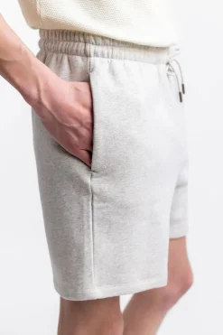 New Rotholz Logo Sweatshorts Aus Bio-Baumwolle Grau