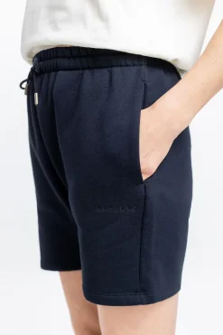 Hot Rotholz Logo Sweatshorts Aus Bio-Baumwolle Schwarz