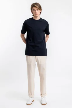 Clearance Rotholz Logo T-Shirt Aus Bio-Baumwolle Schwarz