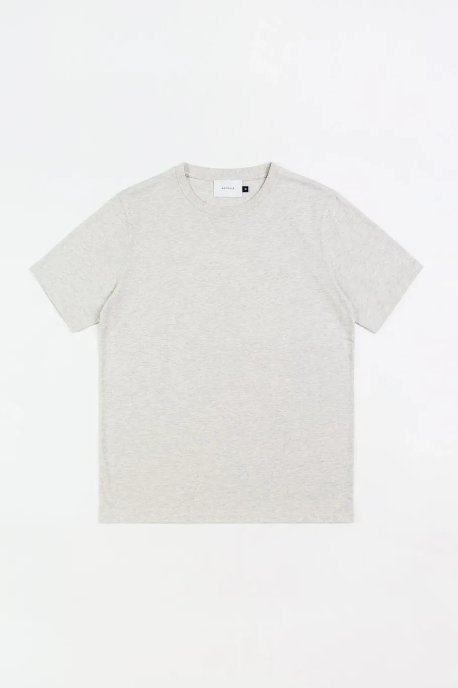 Discount Rotholz Logo T-Shirt Aus Bio-Baumwolle Grau