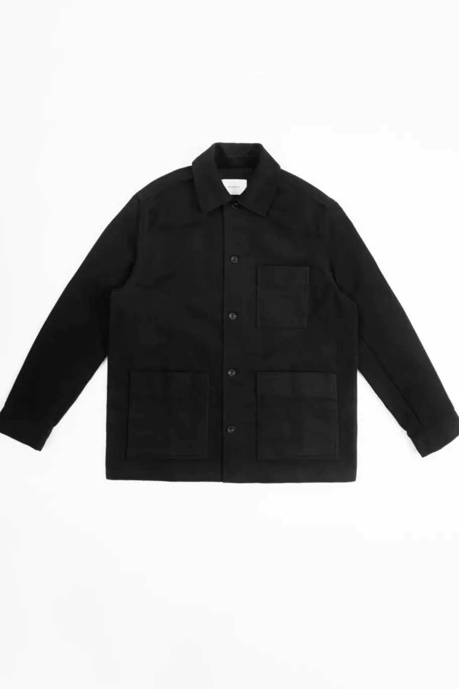 Sale Rotholz Moleskin Jacke Bio Baumwolle - Schwarz