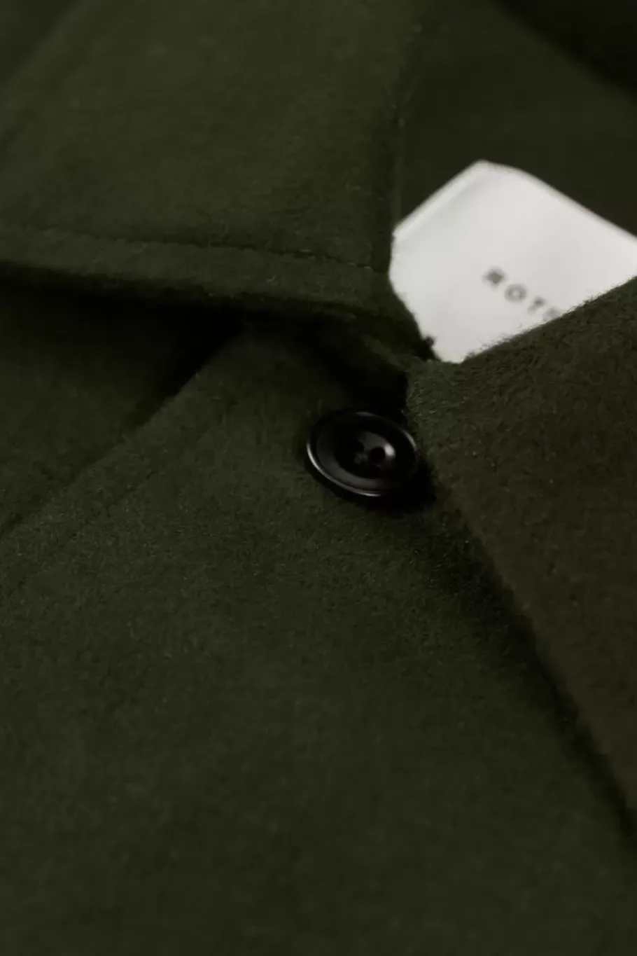 Outlet Rotholz Moleskin Jacke Bio Baumwolle - Oliv