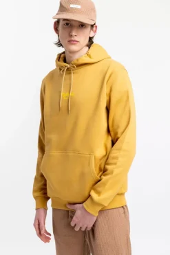 Rotholz Retro Logo Hoodie Senfgelb