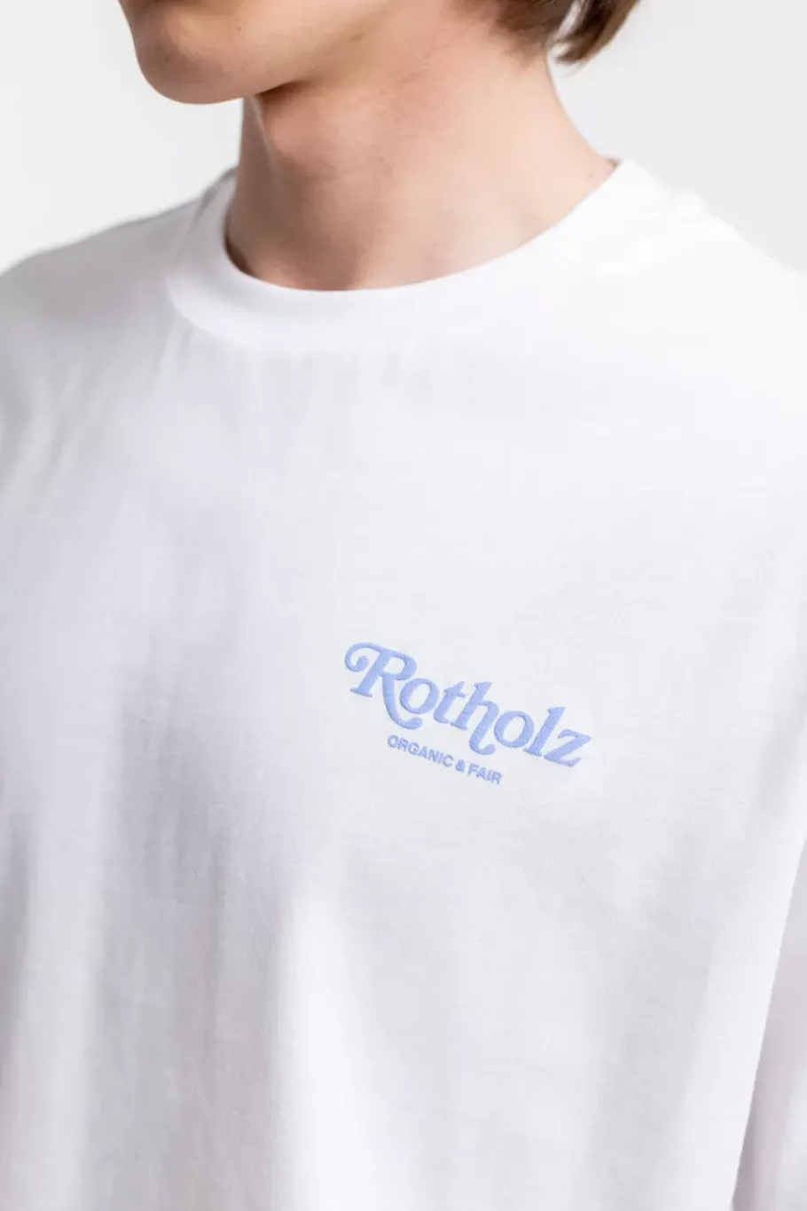 Outlet Rotholz Retro Logo T-Shirt Weis