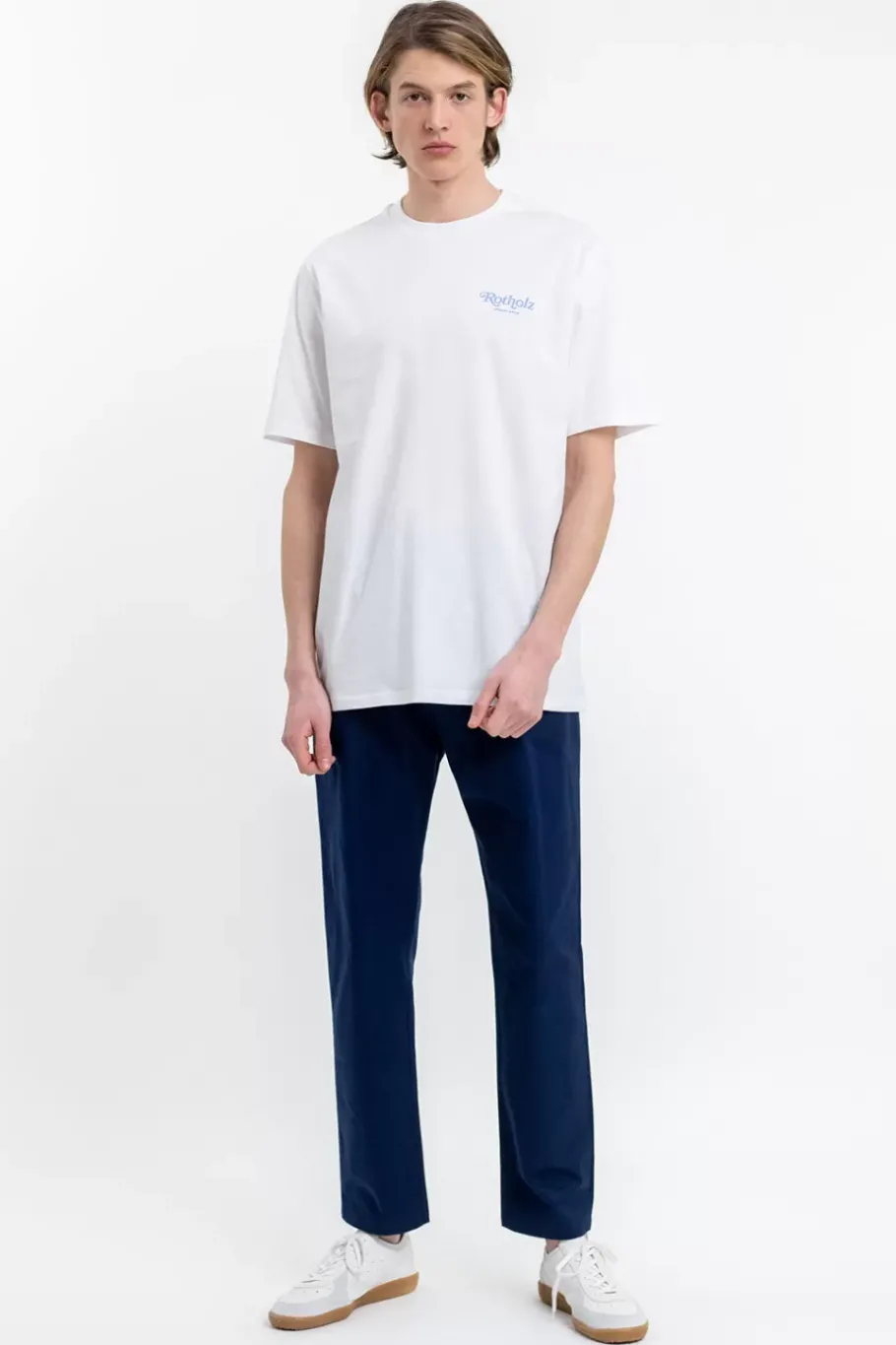Outlet Rotholz Retro Logo T-Shirt Weis