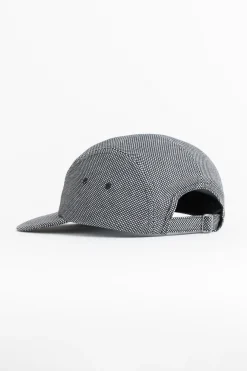 Outlet Rotholz Retro 5-Panel Cap Schwarz Kariert