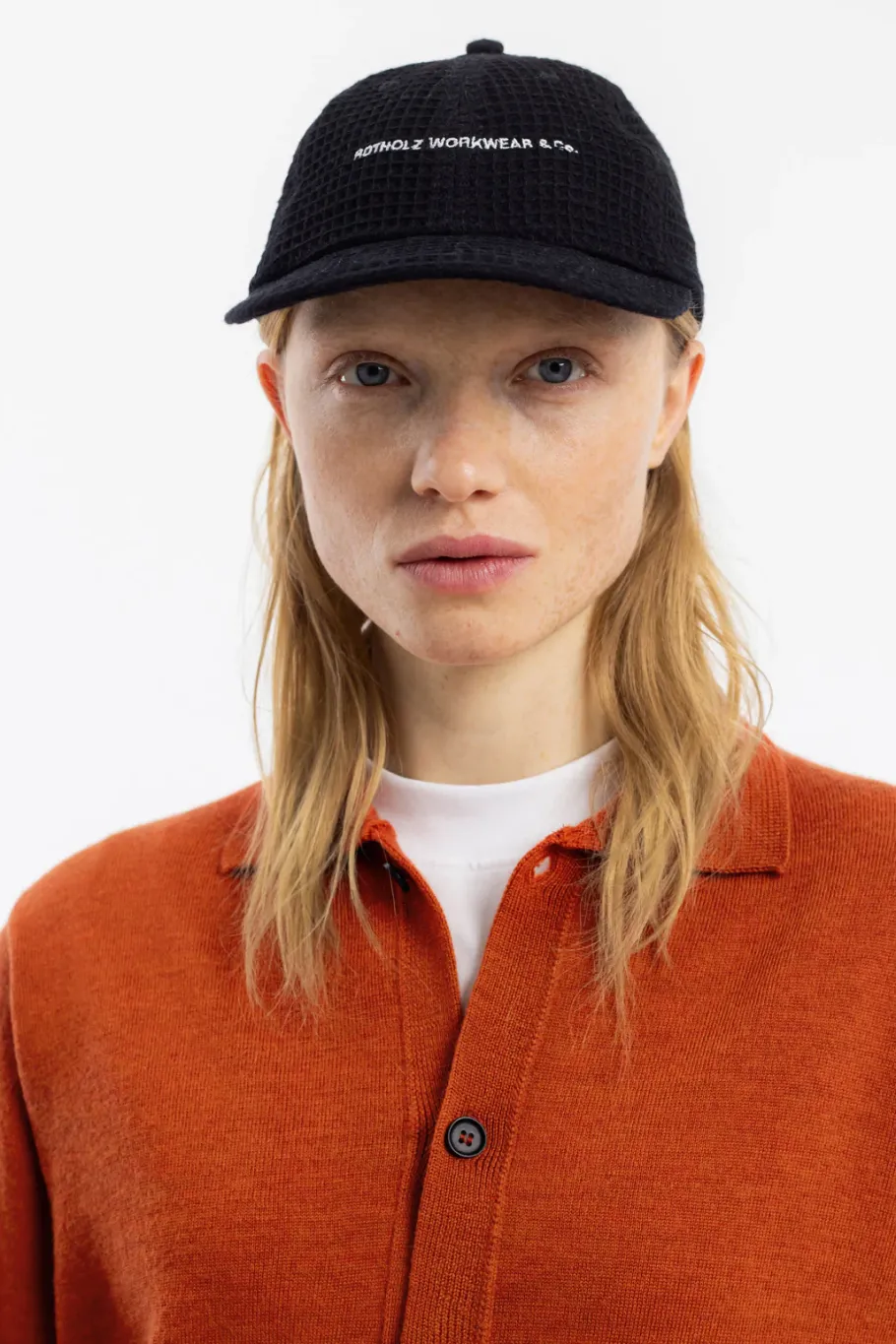 Best Rotholz Strick Shirt Merinowolle - Rot