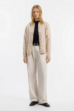 Rotholz Strick Shirt Merinowolle - Sand