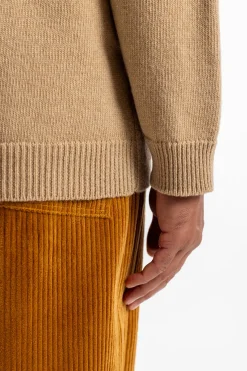 Discount Rotholz Strickpullover Wollmischung - Beige
