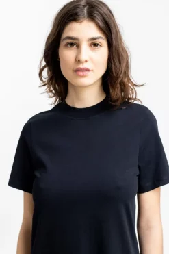 Clearance Rotholz T-Shirt Kleid Aus Bio-Baumwolle Schwarz