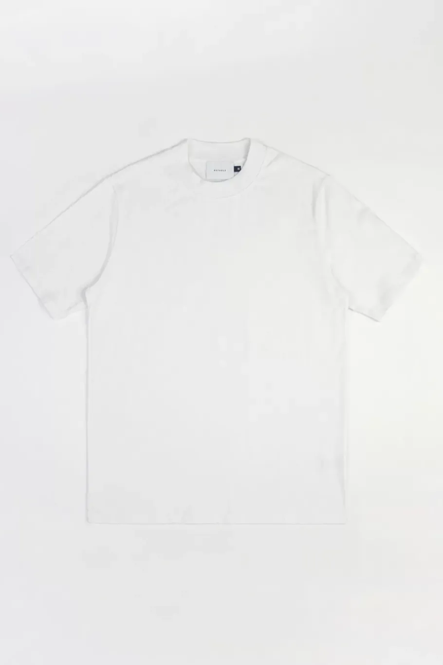 Sale Rotholz T-Shirt Mit Breitem Kragen Bio Baumwolle - Weis