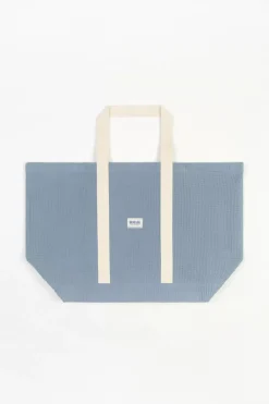 Hot Rotholz Weekend Tote Bag Bio Baumwolle - Hellblau