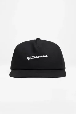 Hot Rotholz Willkommen Floppy Cap - Schwarz