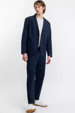 Best Rotholz Workwear Blazer Aus Bio Ripstop Blau