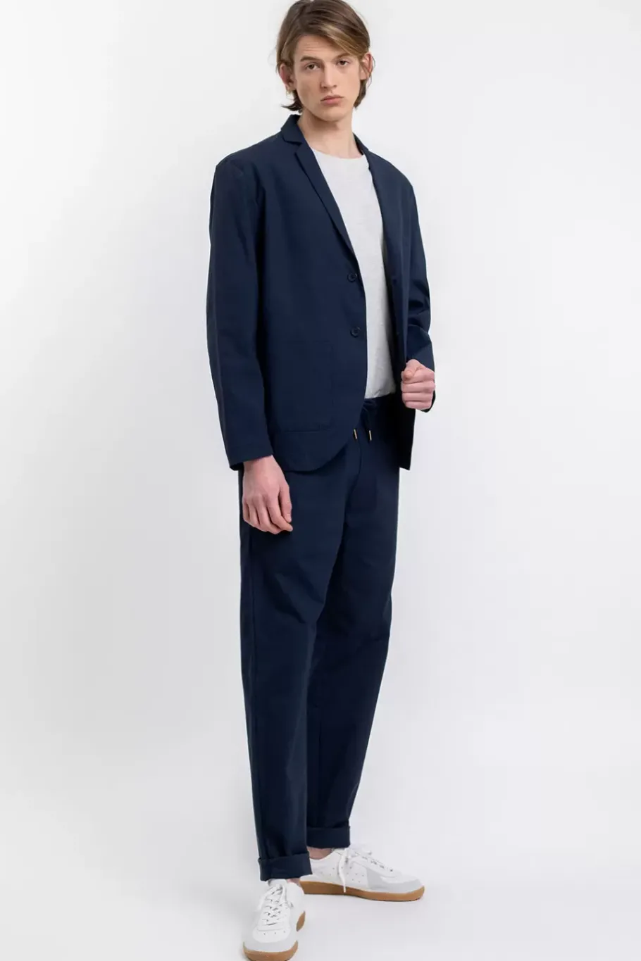 Best Rotholz Workwear Blazer Aus Bio Ripstop Blau