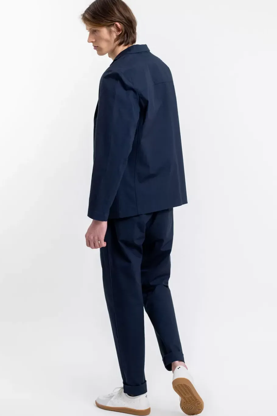 Best Rotholz Workwear Blazer Aus Bio Ripstop Blau