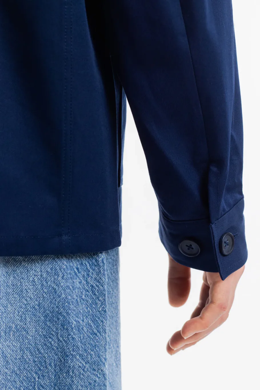 Clearance Rotholz Workwear Jacke Bio Twill - Blau