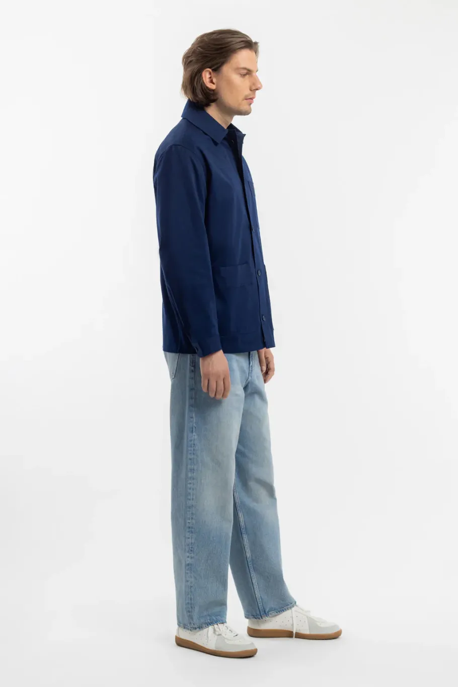 New Rotholz Workwear Jacke Bio Twill - Blau