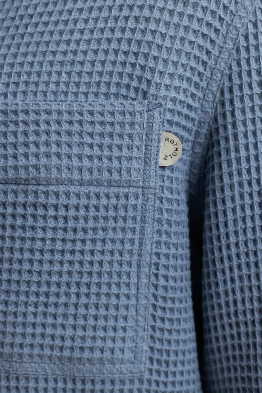 Sale Rotholz Workwear Jacke Waffle Cotton - Hellblau