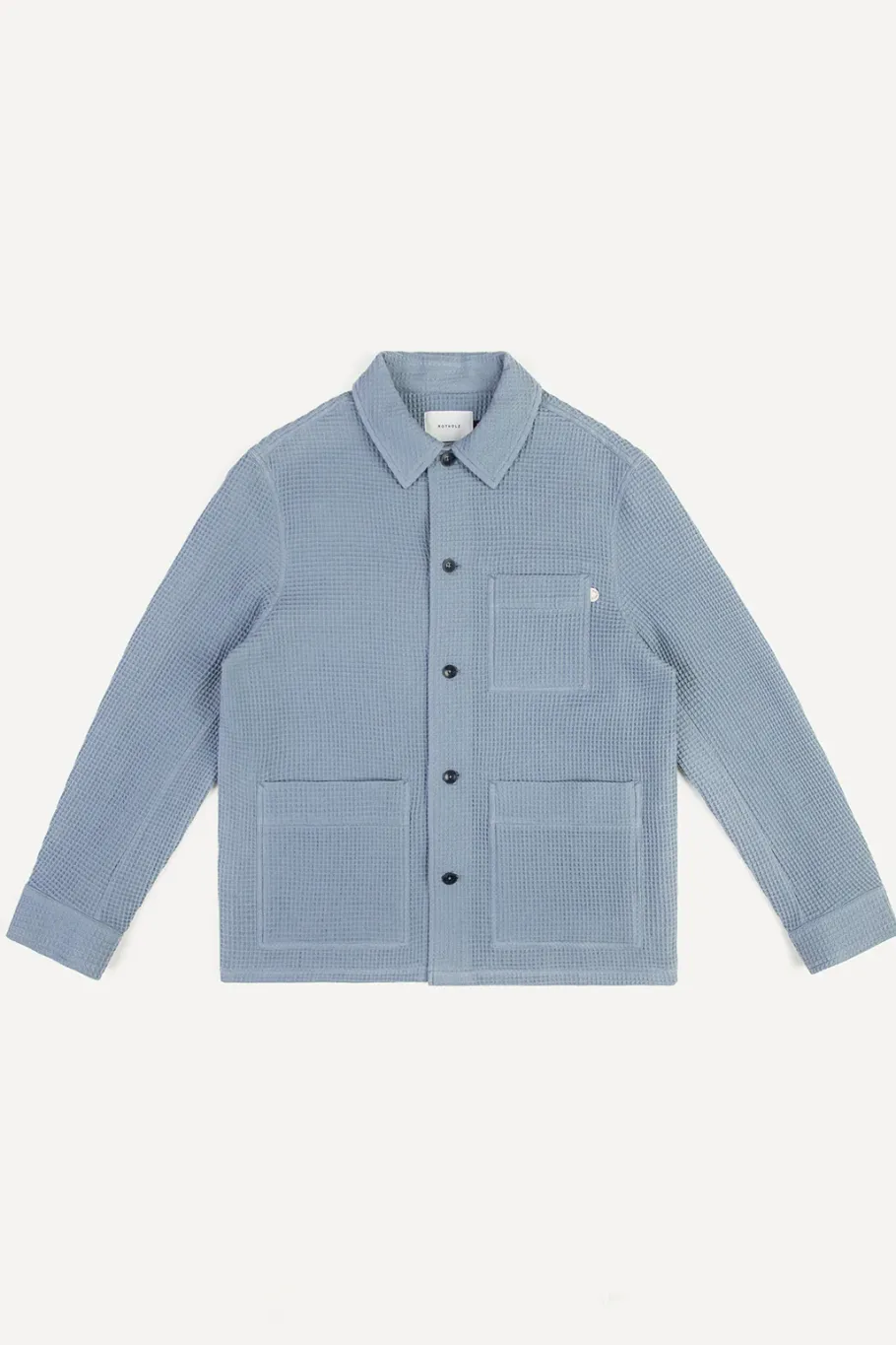 Sale Rotholz Workwear Jacke Waffle Cotton - Hellblau